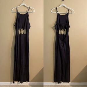Free People Grey Maxi Dress